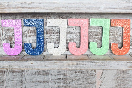 Letter "J" - Assorted Colours - 15cm