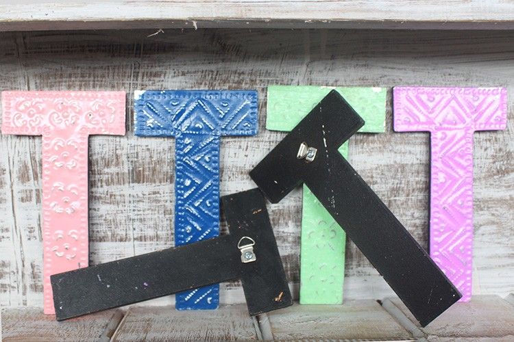 Letter "T" - Assorted Colours - 15cm
