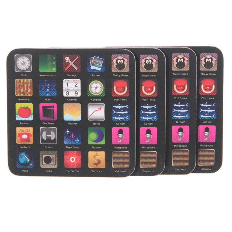 Arty Coasters (packs of 4) - Apps Design