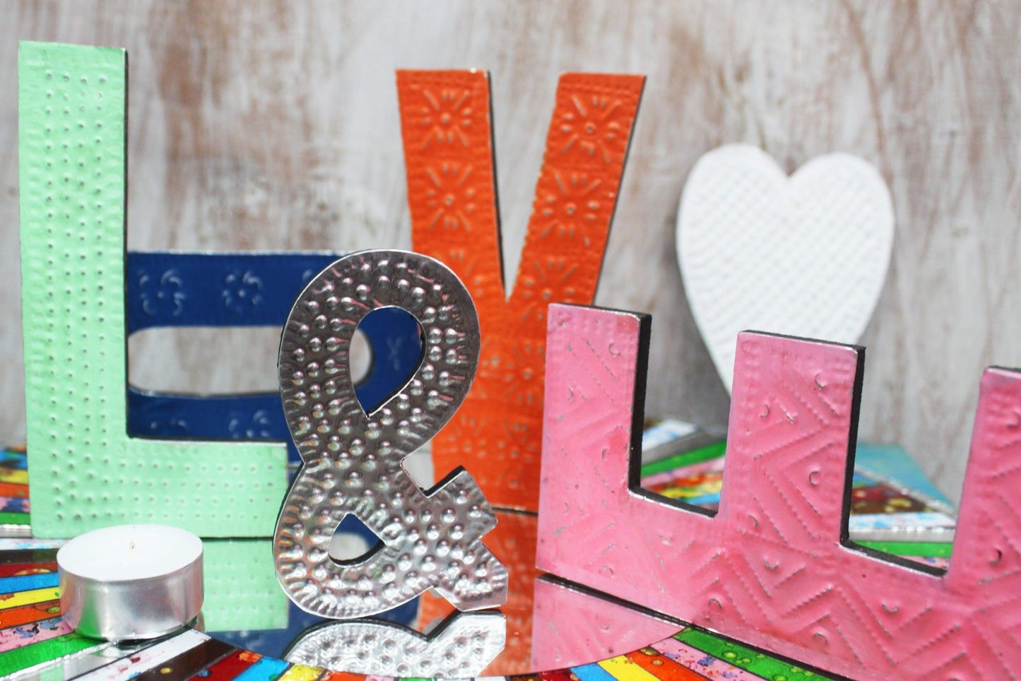 Shape "Heart" - Assorted Colours - 15cm