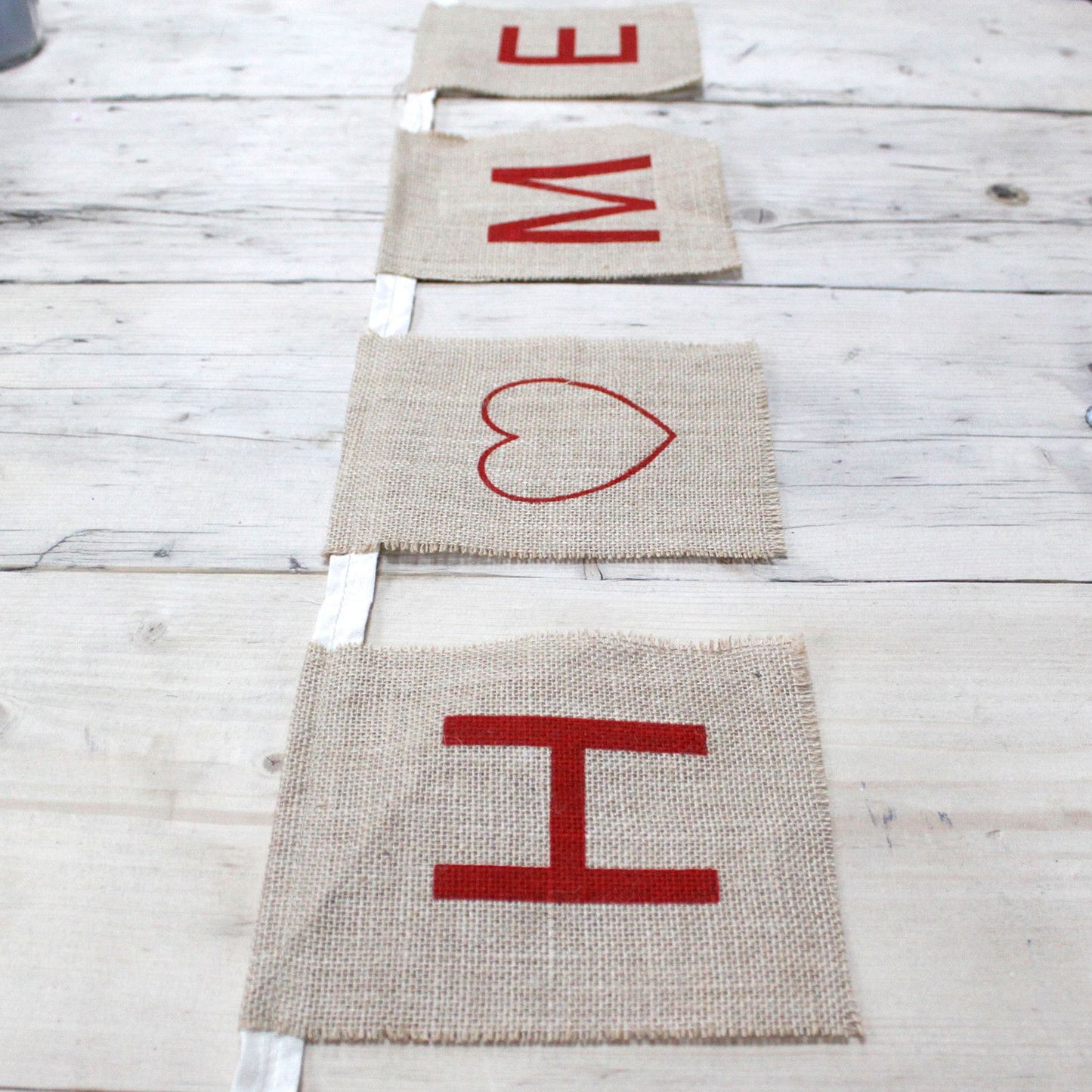 Natural Bunting - WELCOME HOME