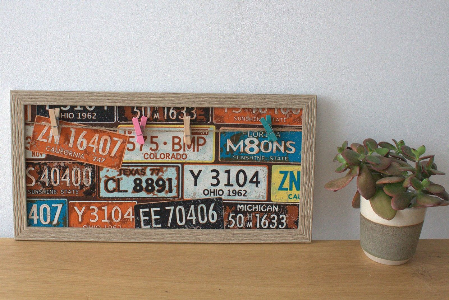 Mini DIY Peg Photo Frames - Assorted Places
