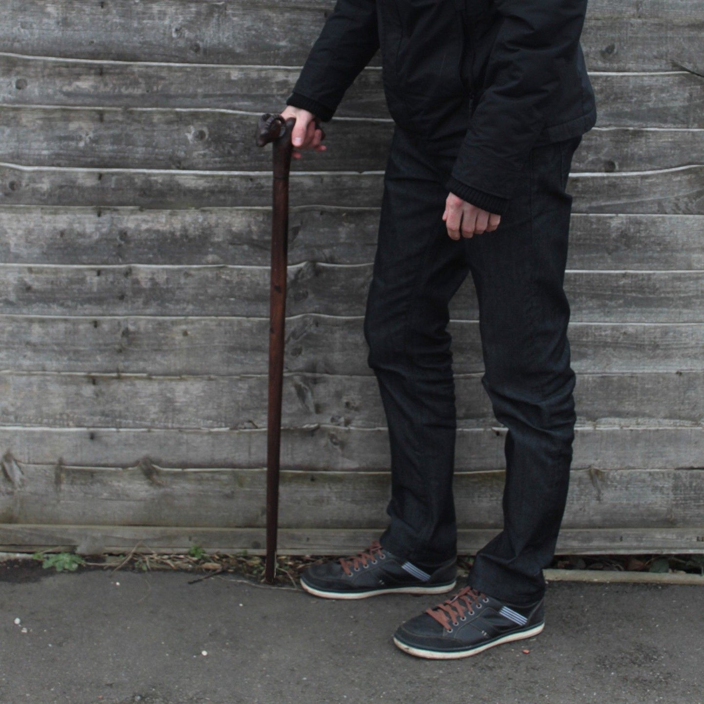 Walking Stick - Goat Handle