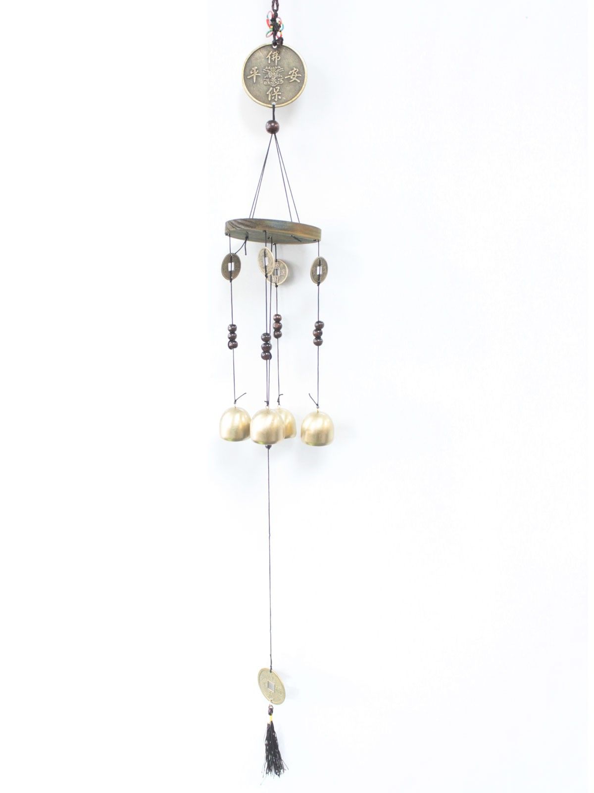 Feng Shui Chimes - Lucky Coin 4 Bells