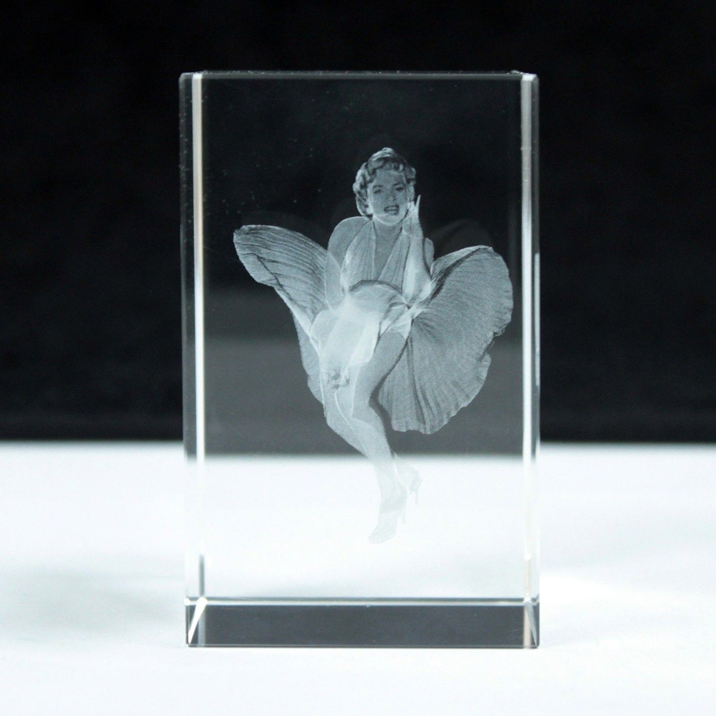 Laser Crystal Block - Marilyn