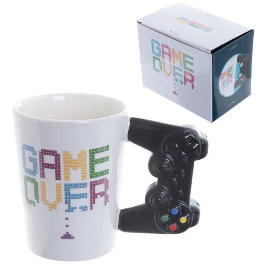 GAME OVER Game Controller Shaped Handle Mug