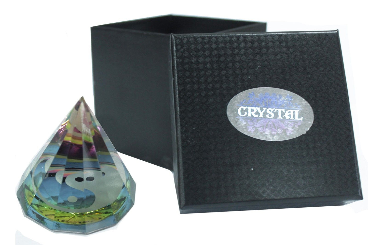 12 sided YinYang  Pyramid 60 mm
