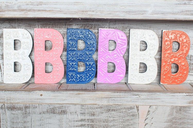 Letter "B" - Assorted Colours - 15cm