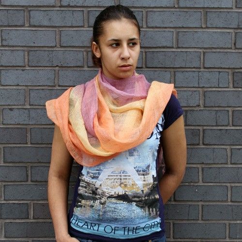 Classic Linen - Peach Purple Combo