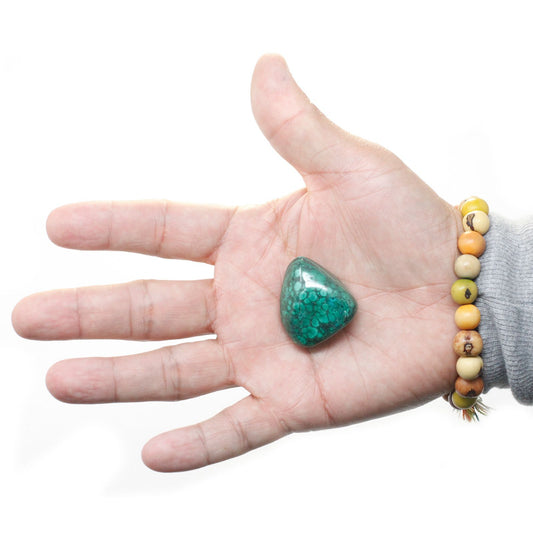 Extra Large Tumble Stones - Malachite