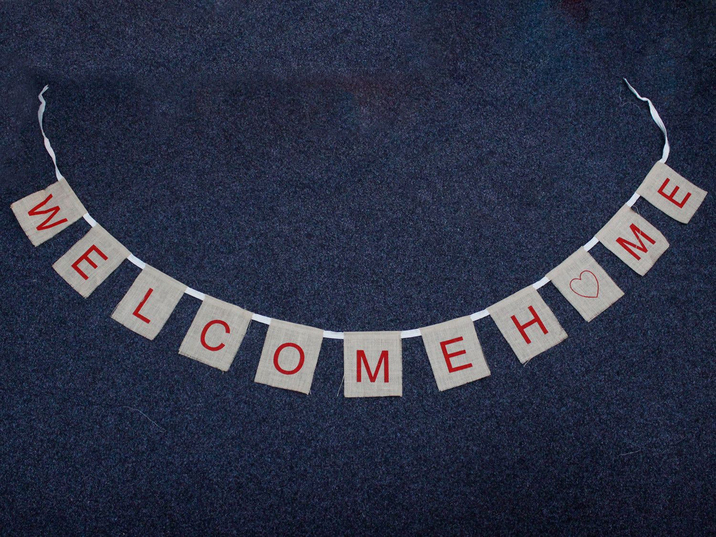 Natural Bunting - WELCOME HOME