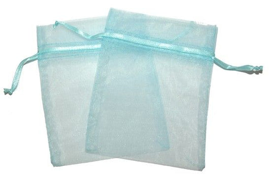 Small Organza Bags - Pale Blue
