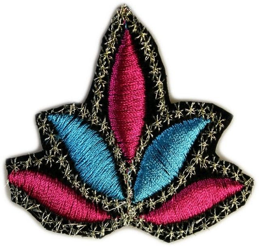 Blue & Purple Motif - aprx 50 pieces