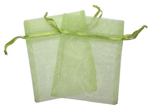 Med Organza Bags - Grass Green
