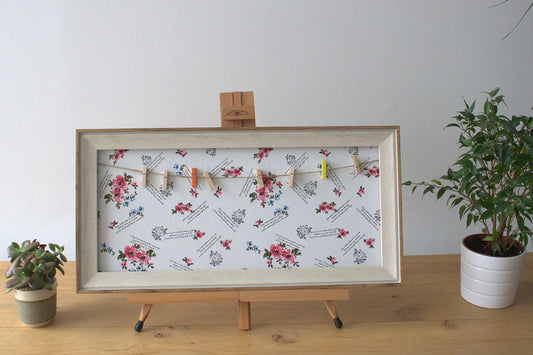 Med DIY Peg Photo Frames - Floral