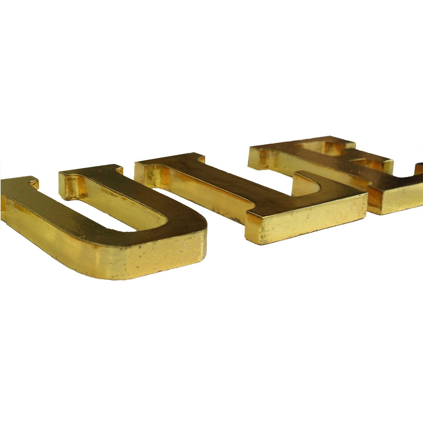 Shabby Chic Letters Gold  - YULE