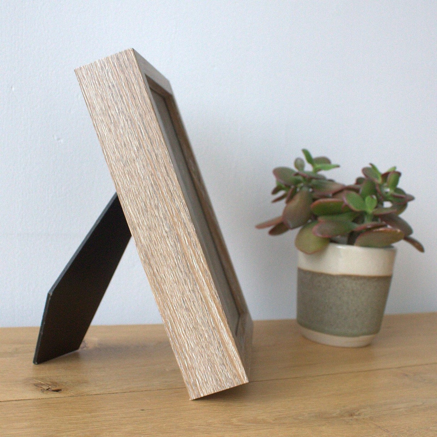 Deep Box Frame - Brown Brush - holds 12x17cm
