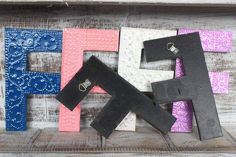 Letter "F" - Assorted Colours - 15cm