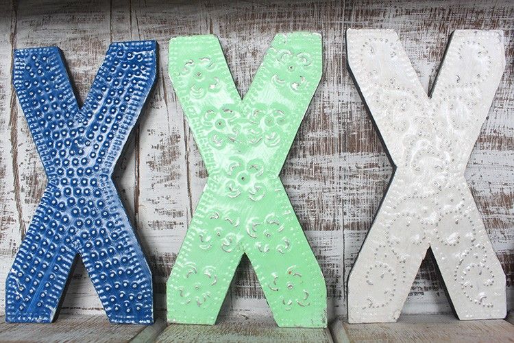 Letter "X" - Assorted Colours - 15cm