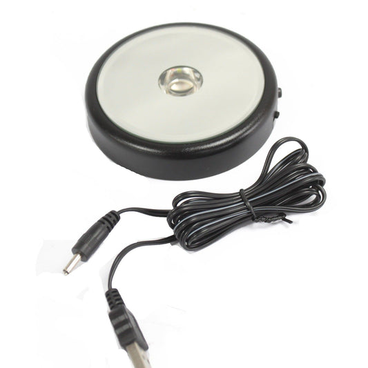5 Colours Round Led Lights Multi Setting - USB & Battery