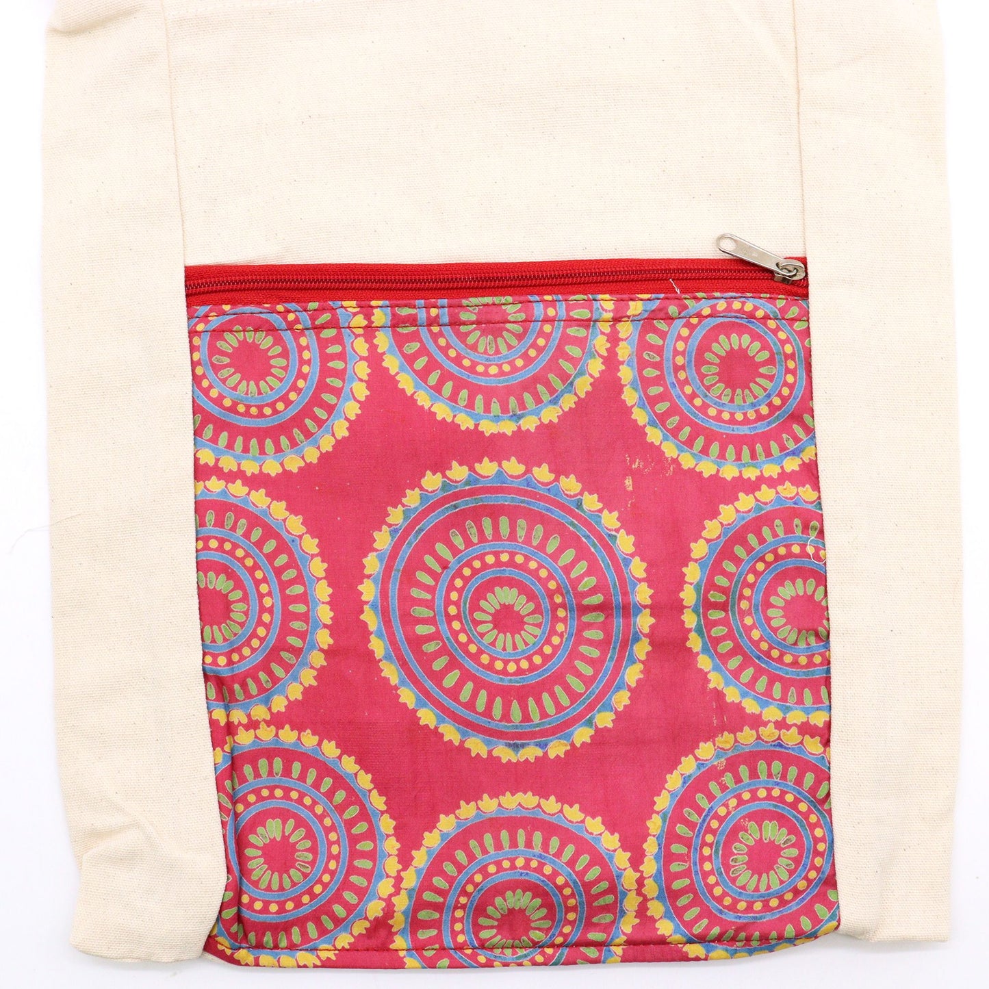 Sling Bag - Red Alpana Silk - Asst