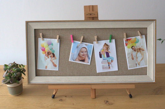 Med DIY Peg Photo Frames - Natural Jute