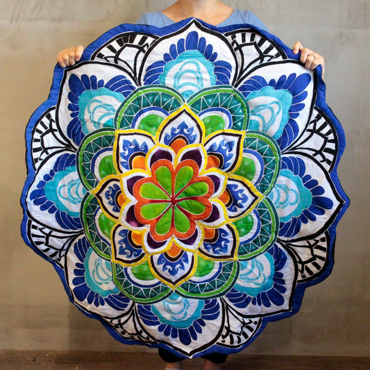 Round Classic Mandala Meditation Mat