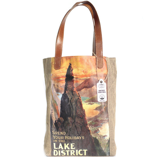 Vintage Travel Bag - Lake District