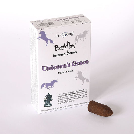 Unicorns Grace Back Flow Incense Cone
