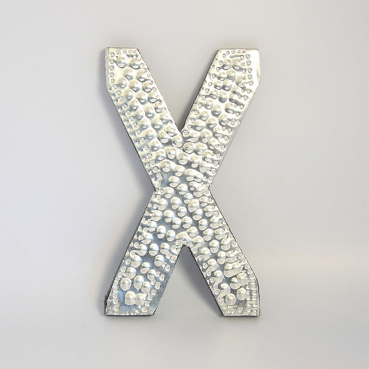 Sm Arty Aluminum Letters - X