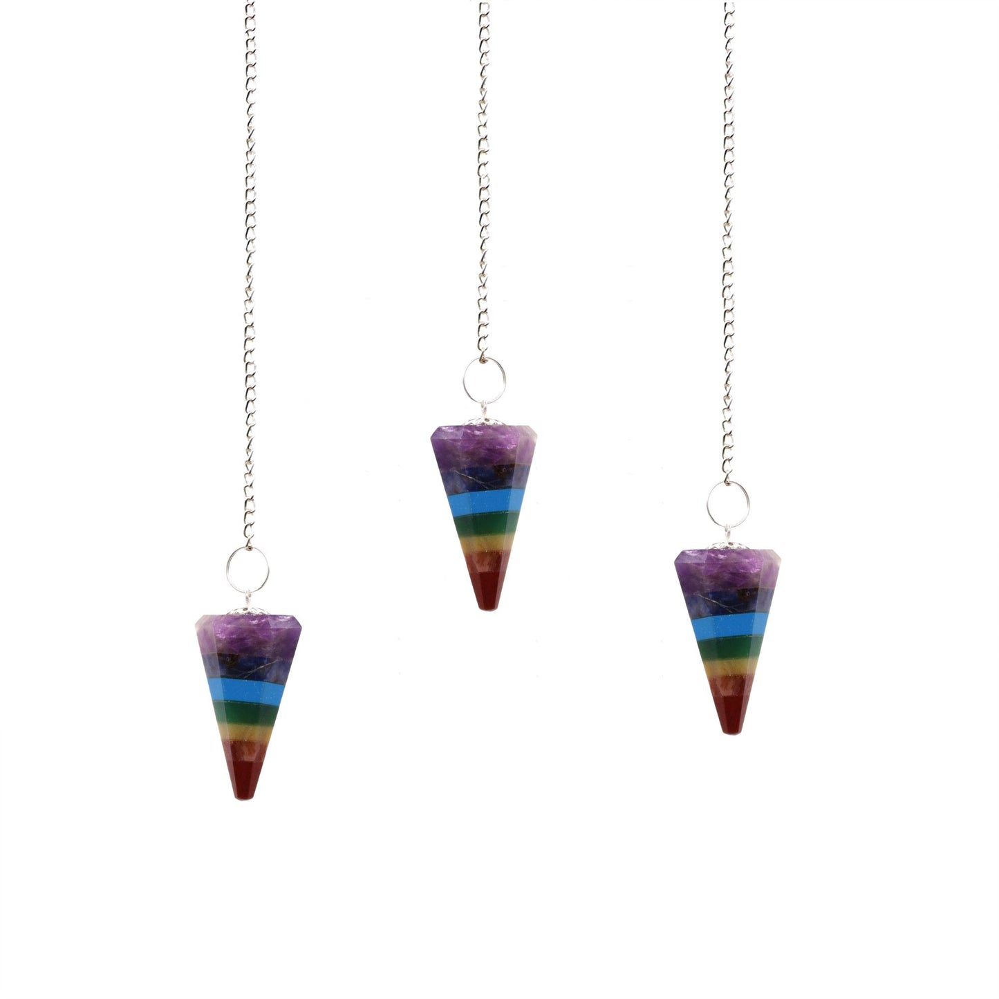 Chakra Style 7 Slice Pendulums