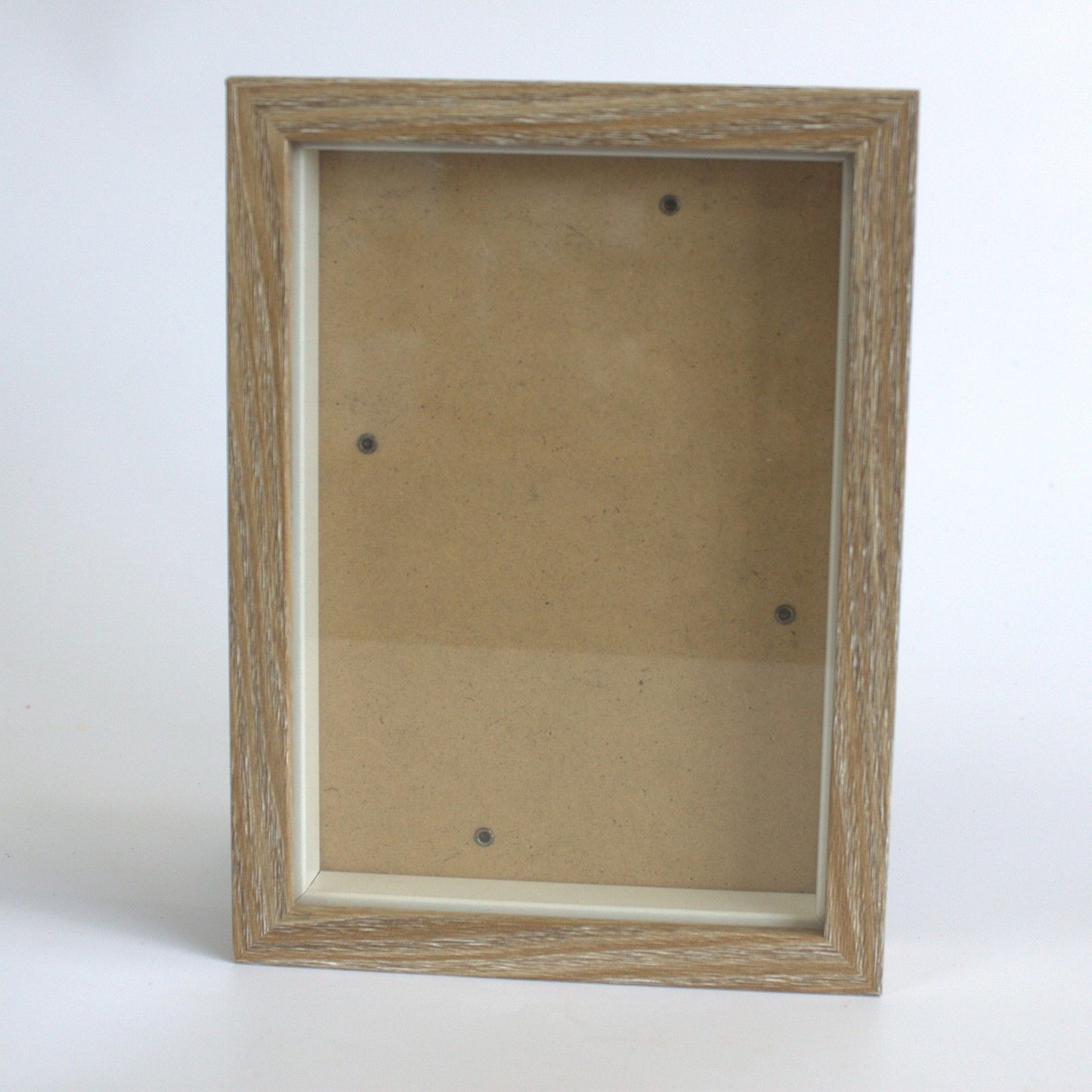 Deep Box Frame - Brown Brush - holds 12x17cm