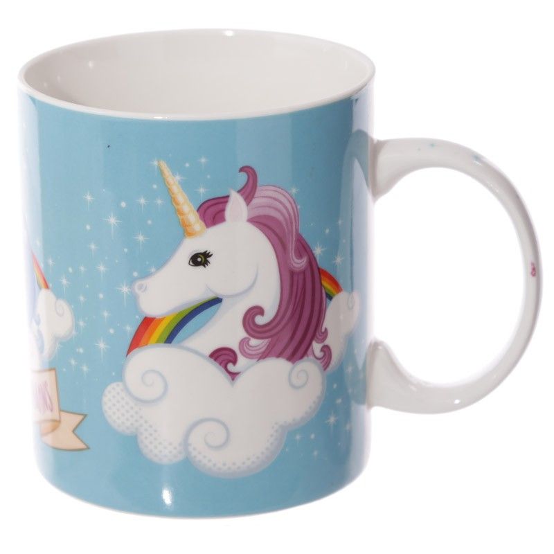 I Don't Believe in Humans Unicorn New Bone China Mug