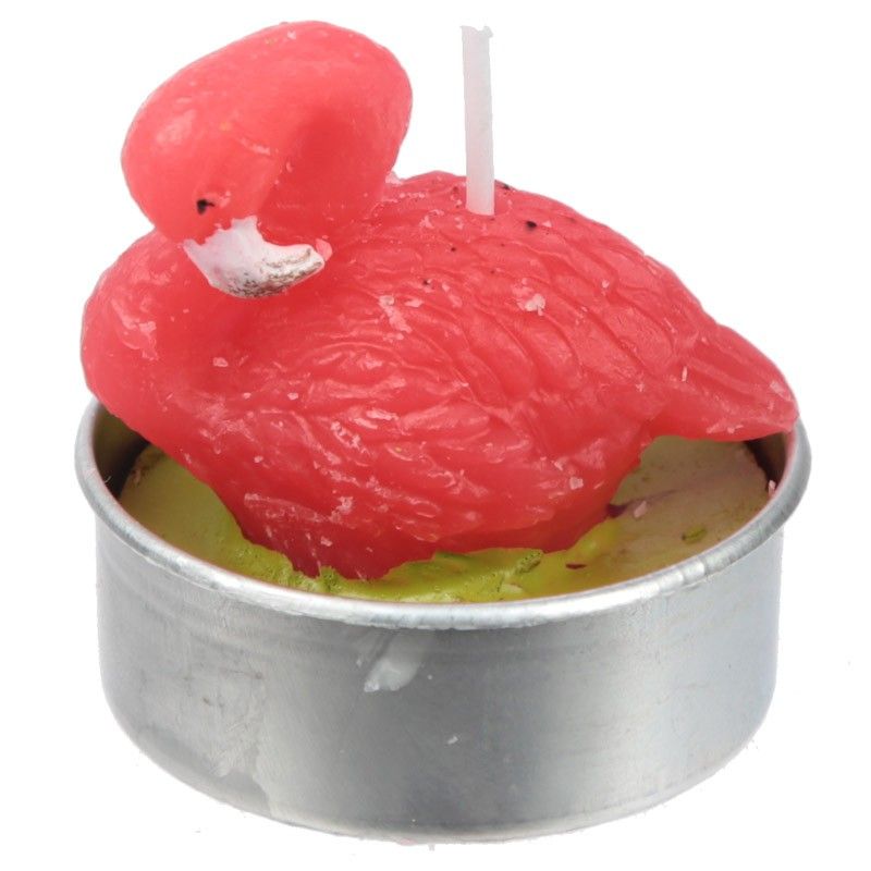 Tea Light Candle - Flamingo