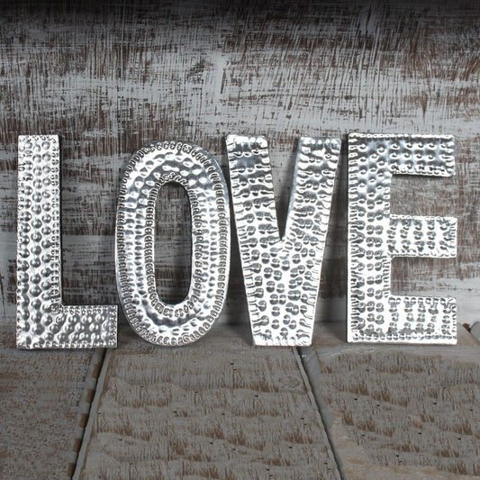 Sm Arty Aluminum Letters - LOVE