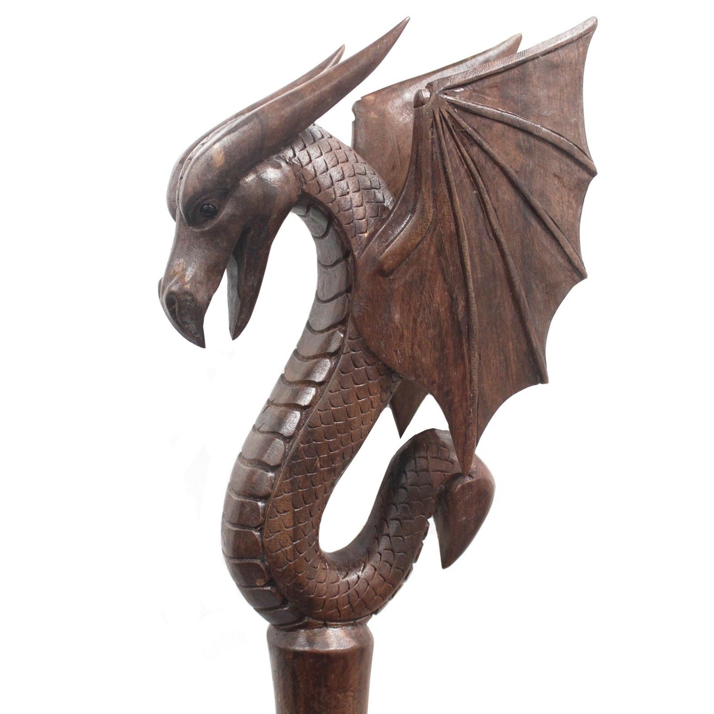 Ceremonial Staff - Dragon with Wings
