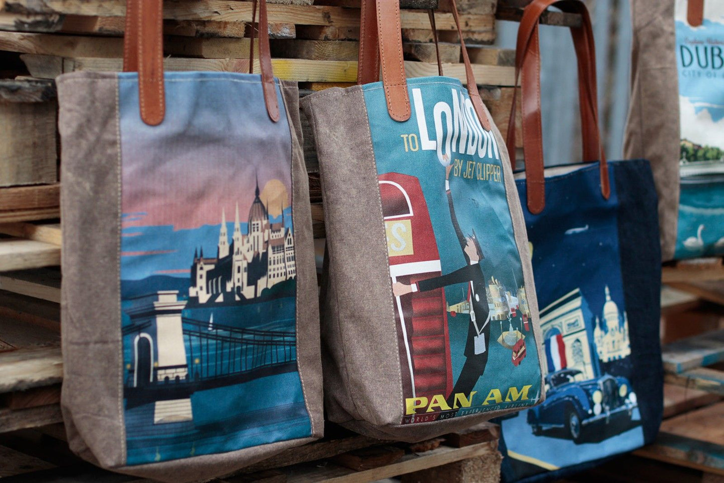 Vintage Travel Bag - Prague