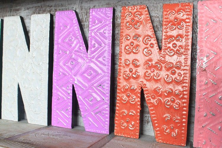 Letter "N" - Assorted Colours - 15cm
