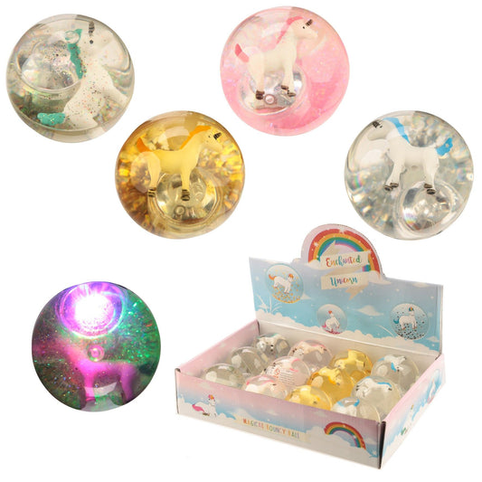 Unicorn Flashing LED Bouncy Ball
