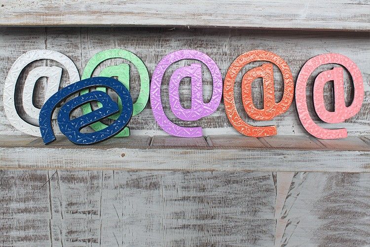 Symbol "@" - Assorted Colours - 15cm