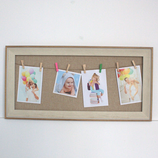 Med DIY Peg Photo Frames - Natural Jute