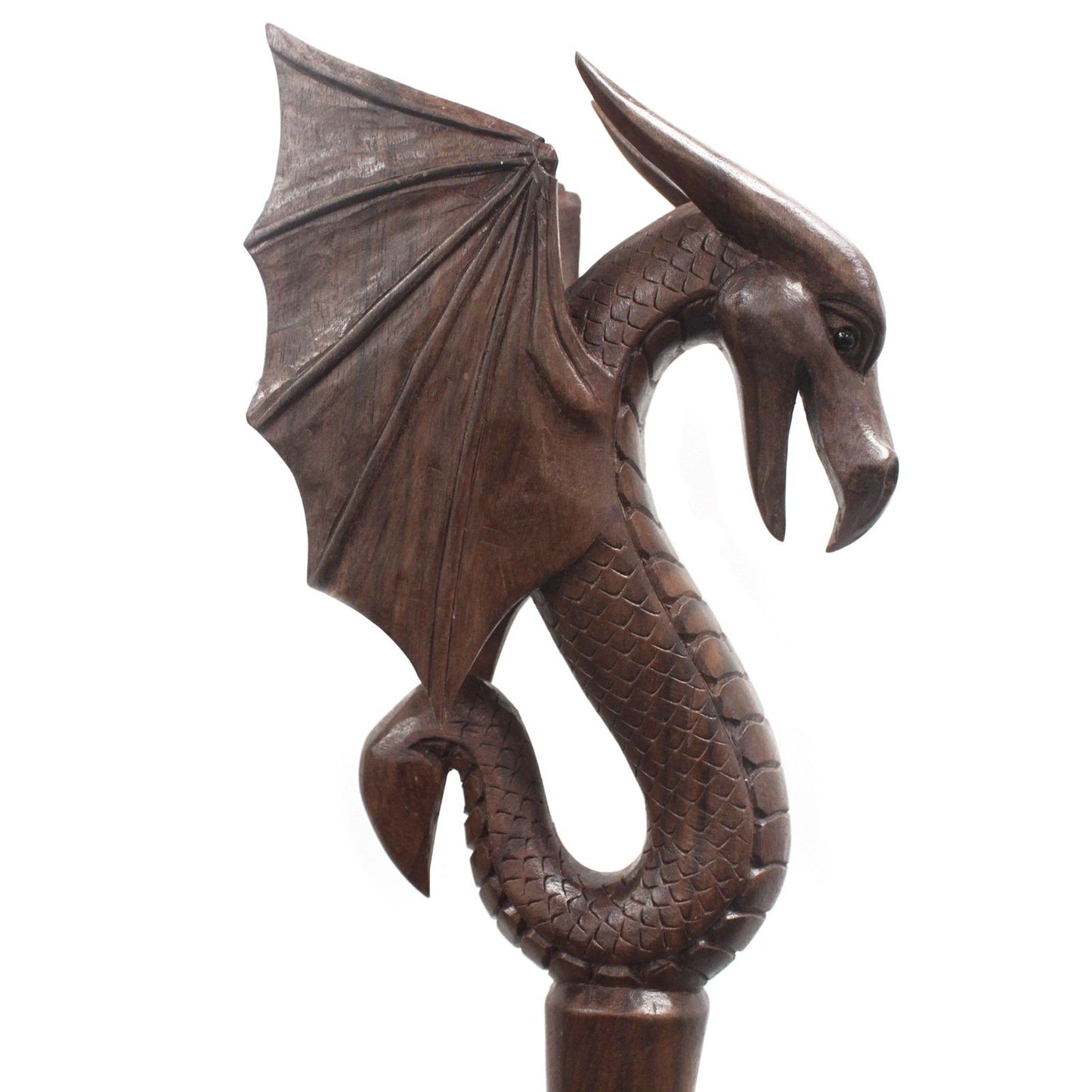 Ceremonial Staff - Dragon with Wings