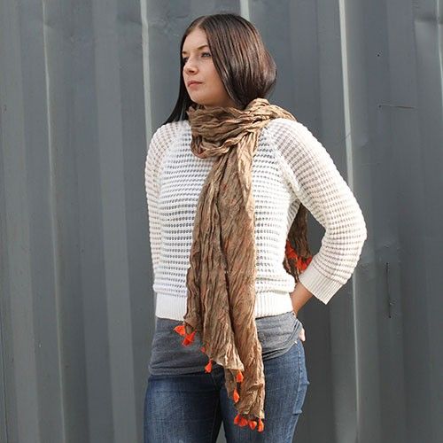 Antique Tassel Scarves - Lilac Rose