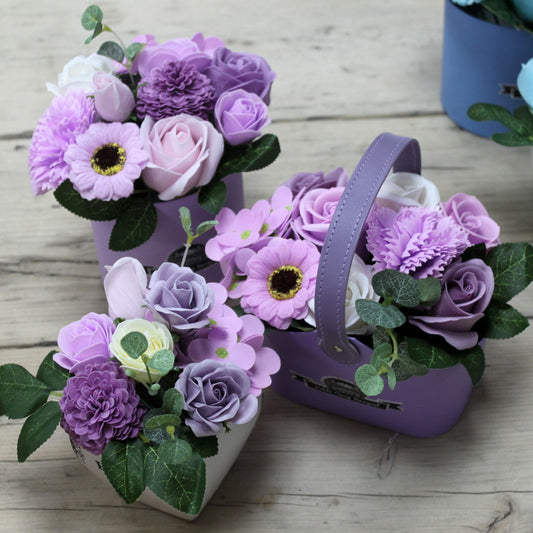Bouquet Petite Gift Pot - Soft Lavender
