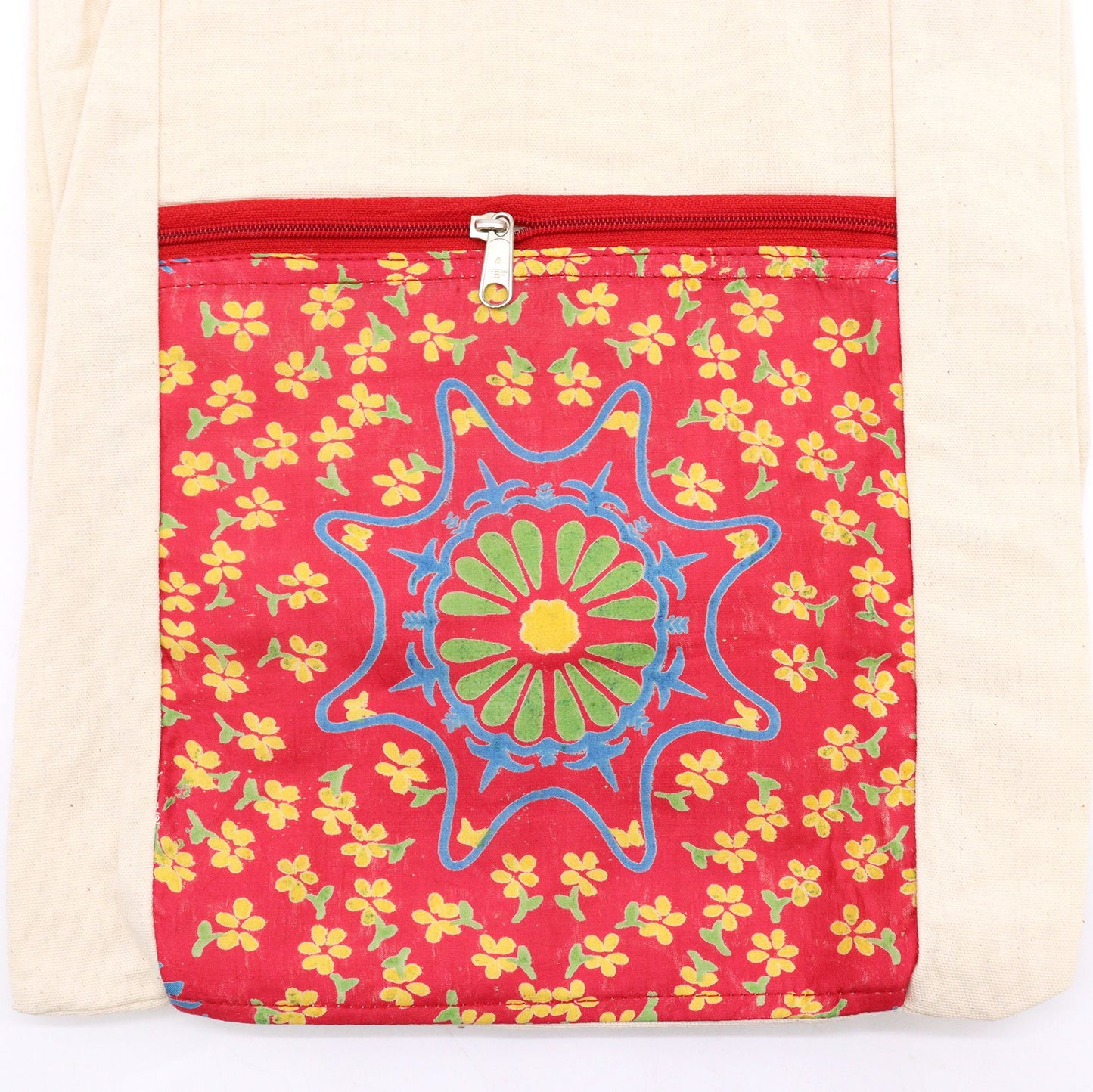 Sling Bag - Red Alpana Silk - Asst