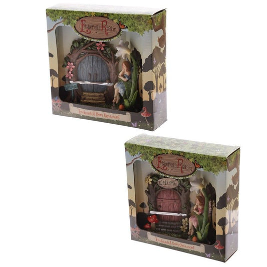 Fairyland Woodland Welcome Fairy Door with Figurine
