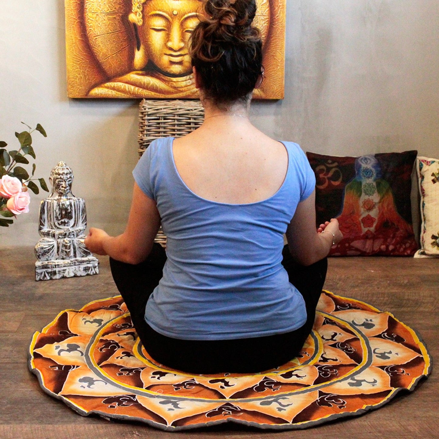 Round Bliss Mandala Meditation Mat