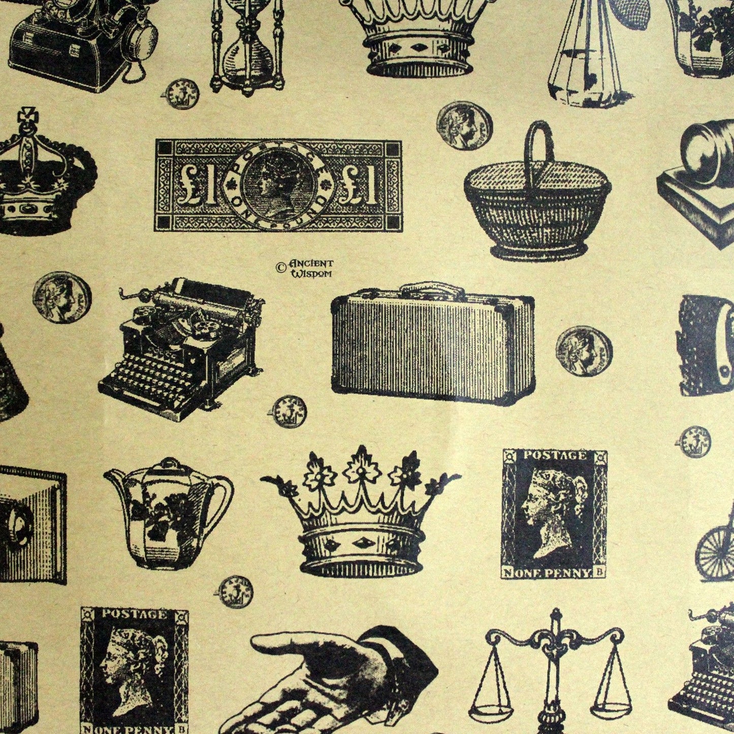 Sm Antique Gift Bags - 11.5x15x6.2cm