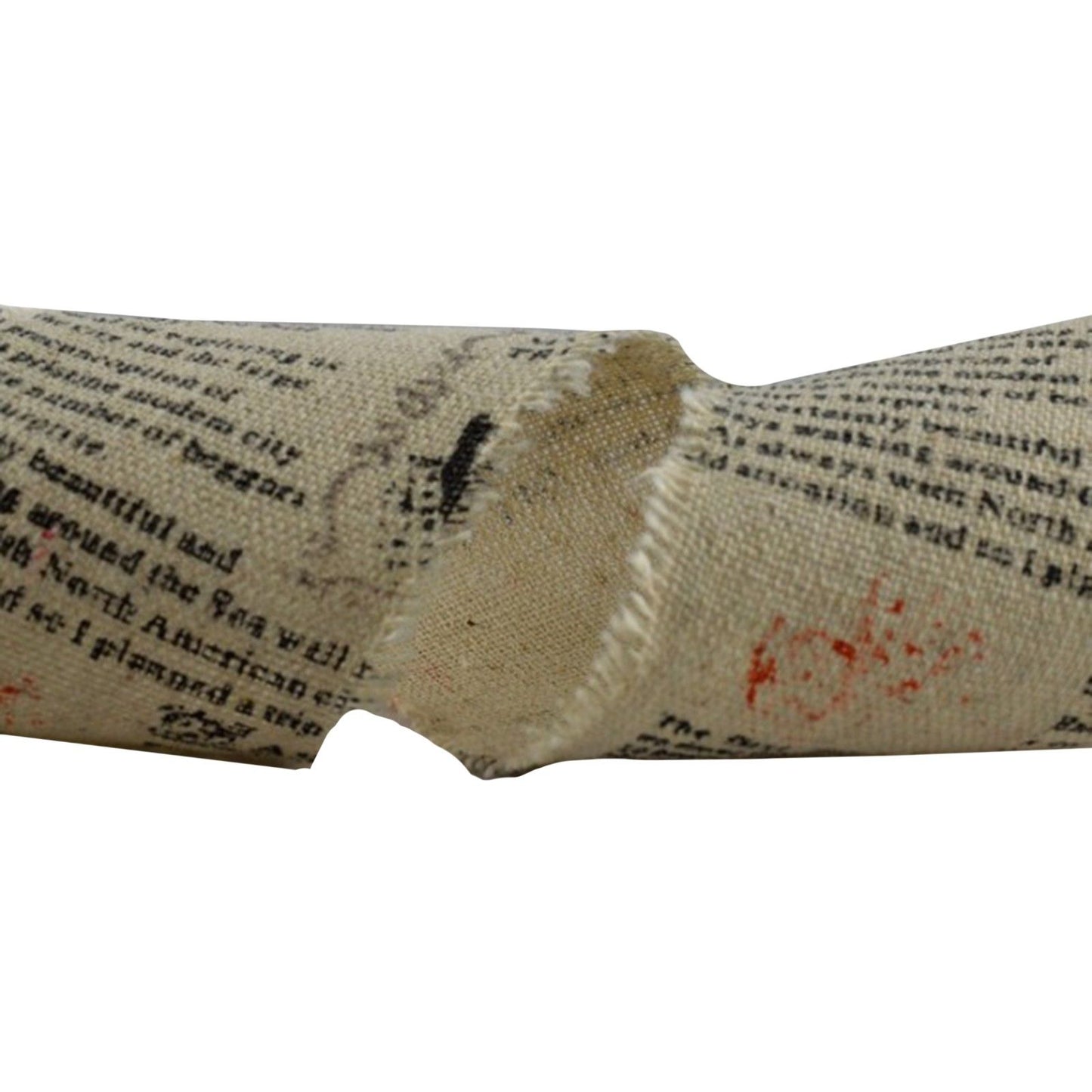 60mm Fringed Printed Burlap Design (10m)