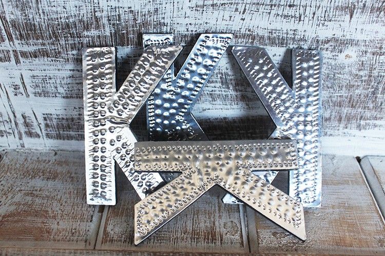 Sm Arty Aluminum Letters - K